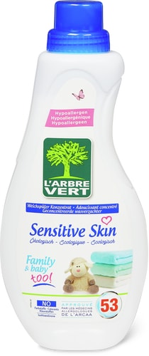 Concentrated Fabric Softener Sensitive, Hypo-Allergenic, 53 Wash Cycles