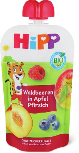 Bio Wild Berry, Apple & Peach Squeeze Pouch  From 12 Months