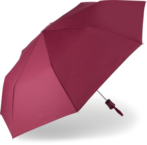 Ombrello pieghevole apertura manuale (Colore: bordeau, Taglie: one Size)
