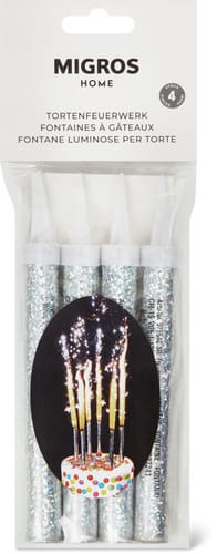 Cake sparklers 4pcs