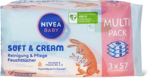 Lingettes Soft&Cream