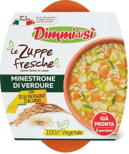 Dimmidisi Minestrone di Verdure con Riso