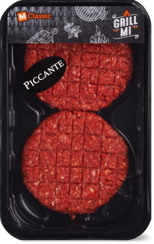 M-Classic Rind Burger piccante