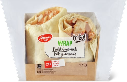 Wrap Pollo guacamole