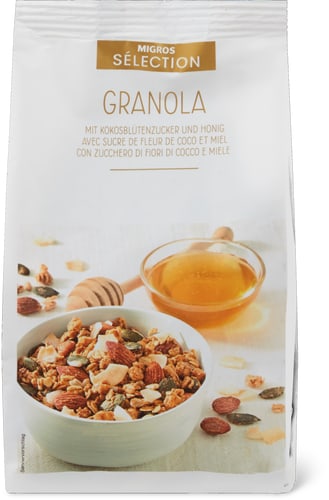Sélection Granola with coconut sugar & honey