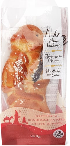 Hausbäckerei Christmas Bread Boy With Sugar Crystals