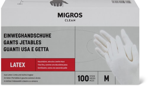 Guanti usa e getta in lattice M