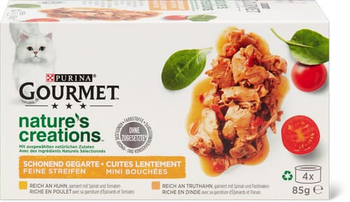 Nature's Creations Fine strips rich in chicken and turkey