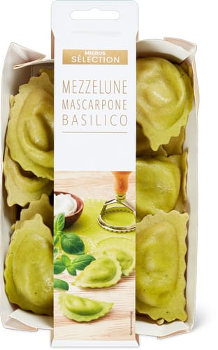 Sélection Mezzelune mascarpone basilico