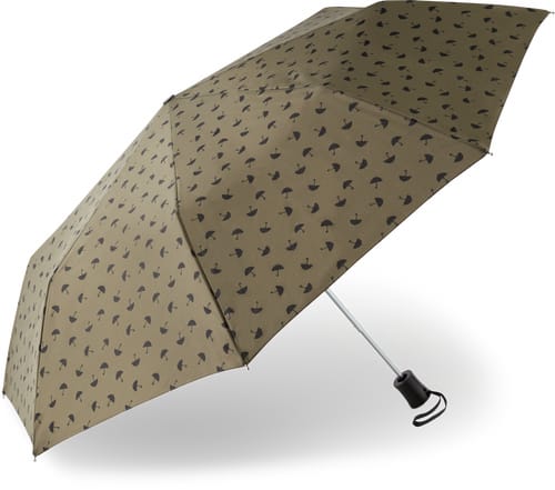 Ombrello pieghevole con apertura manuale (Colore: verde olivo, Taglie: one Size)