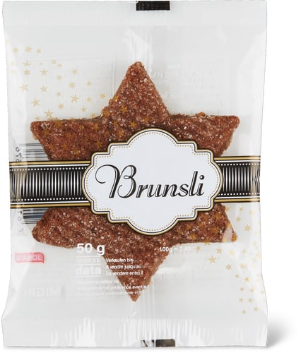Star-Shaped Brunsli Biscuit