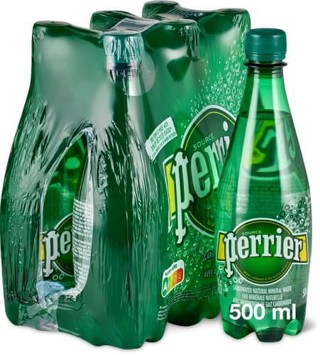 Natural mineral water carbonated