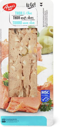 Sandwich Tuna, Egg and Olive