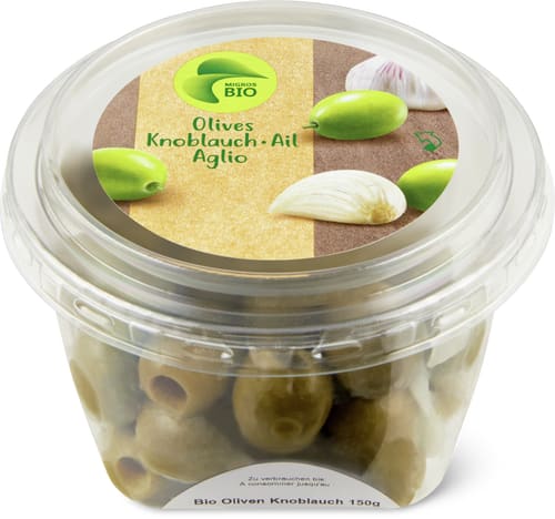 Bio Olives Garlic