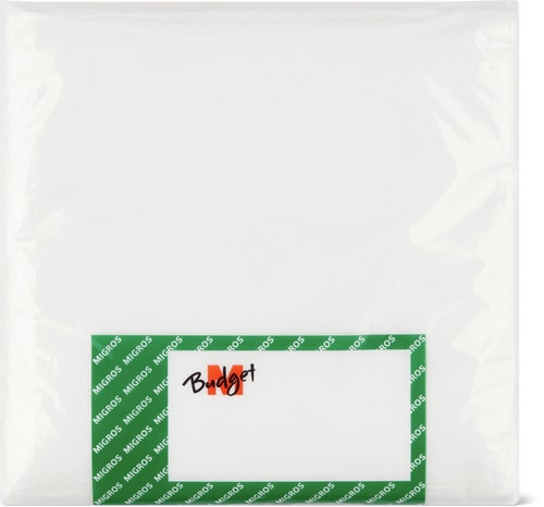 Paper Napkins 33 cm, White