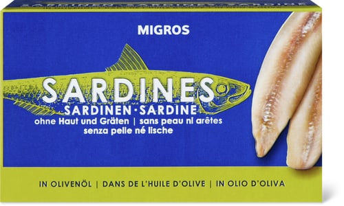 Sardines Skin- & Boneless, in Olive Oil