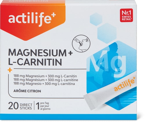 Magnesium & L-Carnitine Sticks Lemon