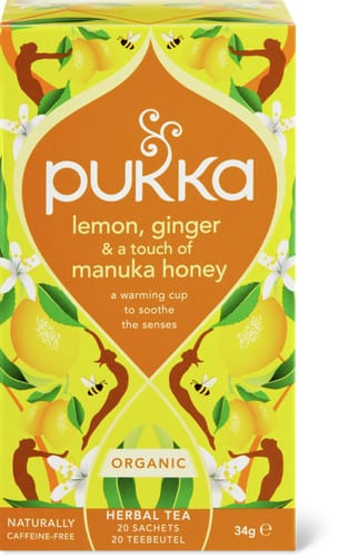Bio Herbal Tea Lemon, Ginger & Manuka Honey