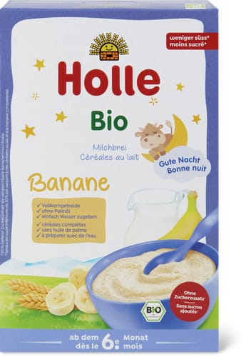 Bio Banana milk porridge from 6th month