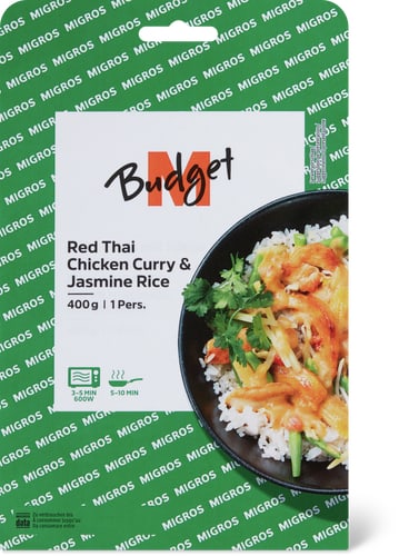 Red Thai Chicken Curry With Jasmine Rice