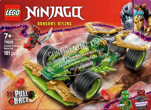 Ninjago 71828 Lloyd's Pull-Back Race Car