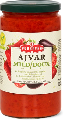 Ajvar mild with no preservatives