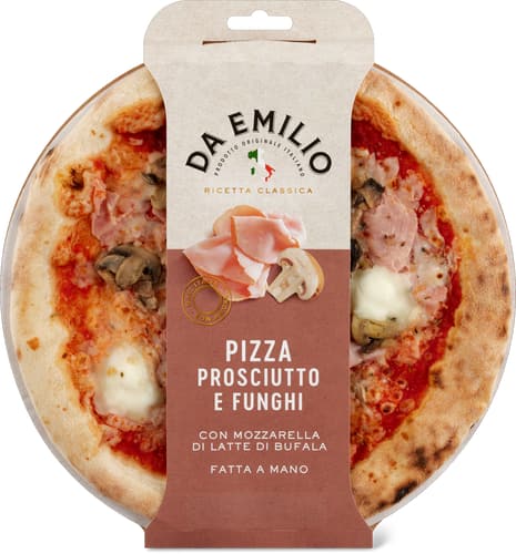 Pizza With Ham & Mushrooms