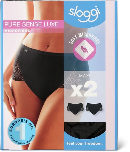 Lady's underpant Maxi (Farbe: black, Grösse: 048)