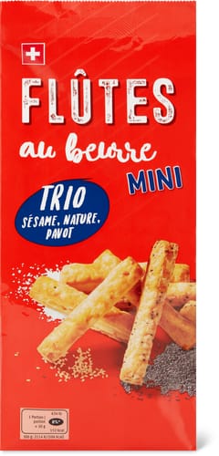 Mini flûtes au beurre