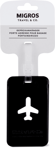 Luggage Tag (Farbe: black, Grösse: one Size)
