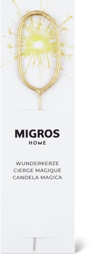 Sparkler Number 0 Gold (Art: ZAHL 0)