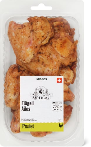 Poulet Flügel gewürzt
