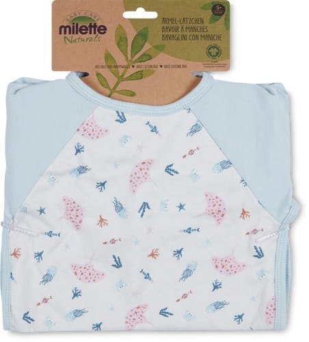 Baby Care Naturals Sleeve Bib (Farbe: hblau, Grösse: 000)