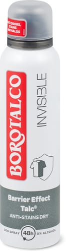 Invisible deodorant spray  0% alcohol, 48h