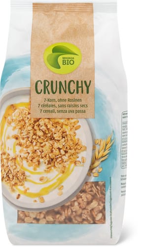 Bio Crunchy Muesli 7-Grain, Without Raisins