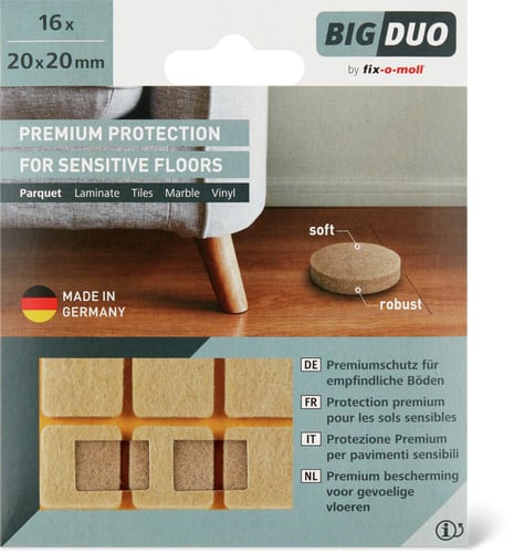 Parquet Gliders, 20 x 20mm