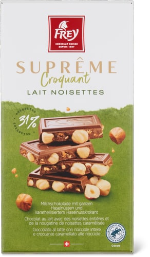 Suprême  Milk Chocolate With Hazelnuts