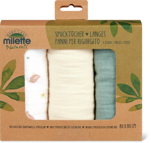 Baby Care Naturals Burp Cloths (Farbe: green, Grösse: 000)