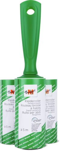 Lint Roller Set 1 Lint Roller 5 M & 2 Replacement Rollers 5 M, Made of PP