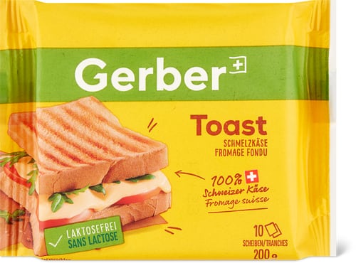 Schmelzkäse Toast