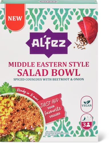 Eastern Style Salad Bowl With Beetroot & Onions