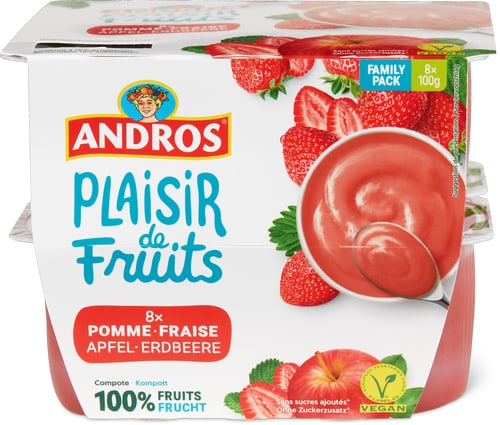 Apfel Erdbeeren