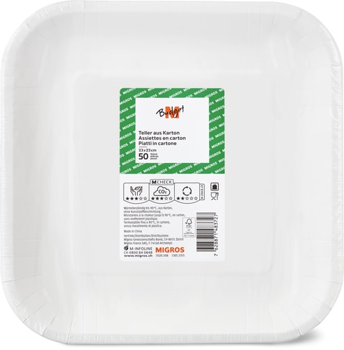 Piatti carta, 23 x 23cm