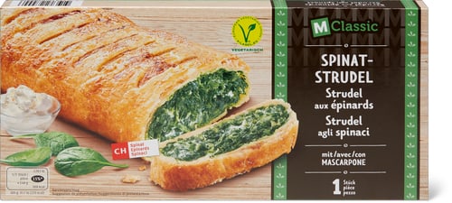Spinach Strudel  With Mascarpone