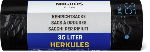 Migros Clean Sacs à ordures 35 l Herkules
