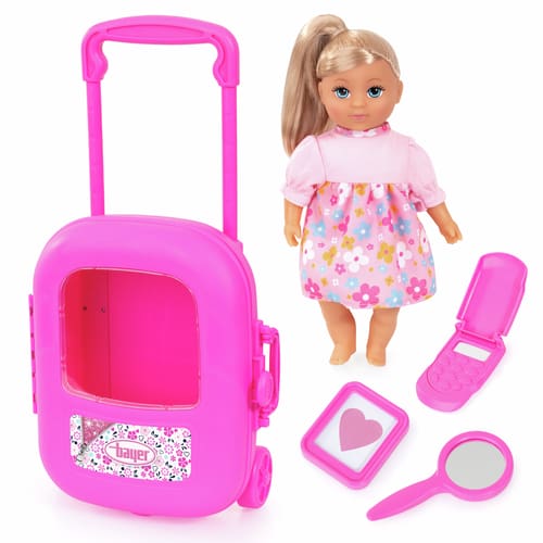 Set trolley con bambola da 28 cm