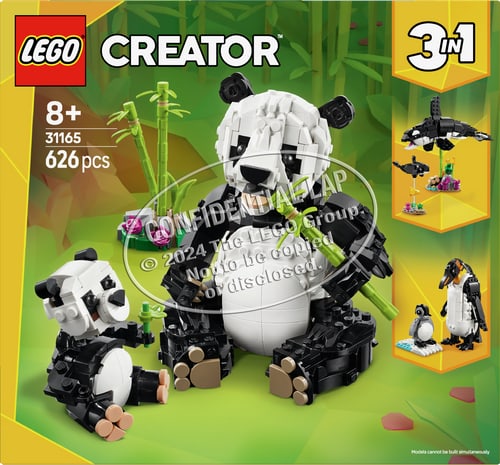 Lego Creator 31165 Wilde Tiere: Pandafamilie