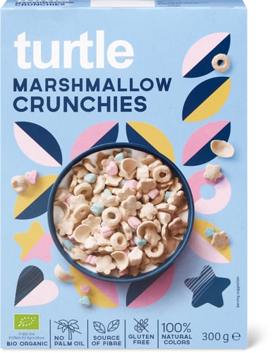 Bio Turtle Marshmallow Crunchies