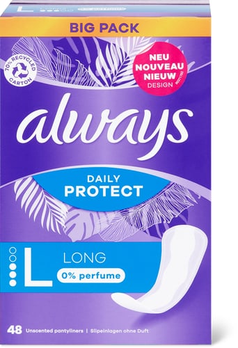 Long Panty Liners Fragrance-Free