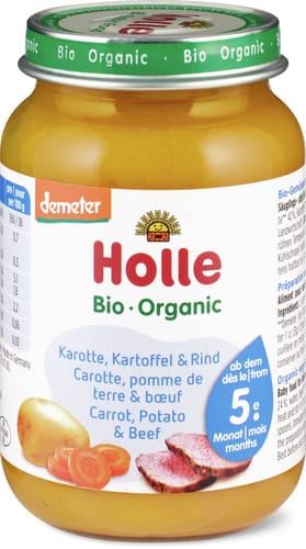 Bio Demeter Mashed Carrot & Potato With Beef From 4 Months